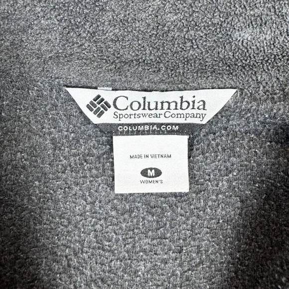 Columbia Benton Springs Full Zip Fleece Jacket Gray Women's Size Large - Picture 6 of 7